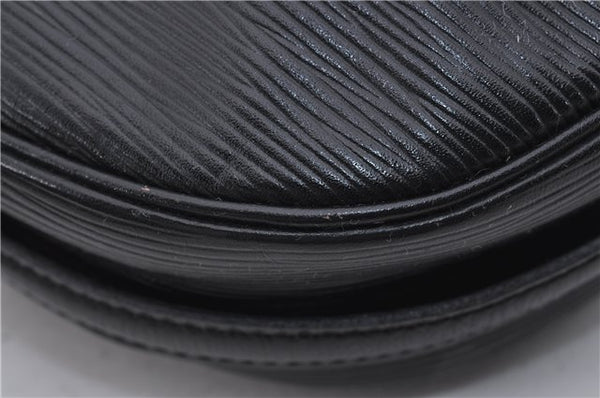 Auth Louis Vuitton Epi Jeune Fille Shoulder Cross Body Bag Black M52152 LV 7827D