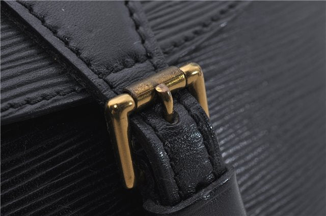 Auth Louis Vuitton Epi Jeune Fille Shoulder Cross Body Bag Black M52152 LV 7827D