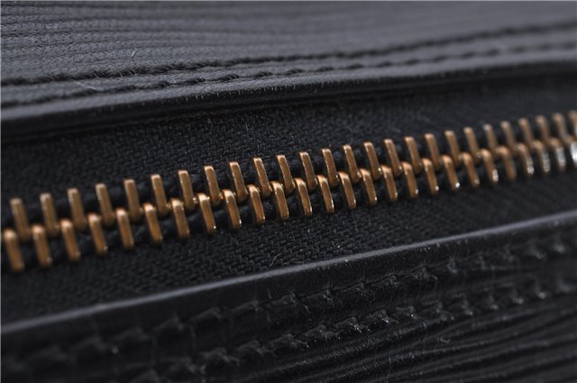 Auth Louis Vuitton Epi Jeune Fille Shoulder Cross Body Bag Black M52152 LV 7827D