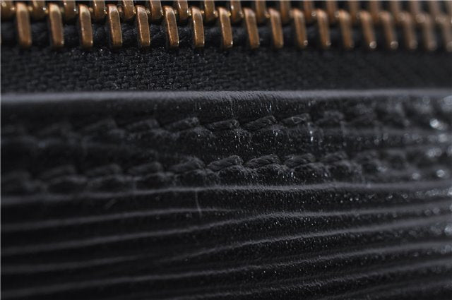 Auth Louis Vuitton Epi Jeune Fille Shoulder Cross Body Bag Black M52152 LV 7827D