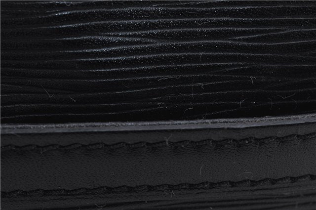 Auth Louis Vuitton Epi Jeune Fille Shoulder Cross Body Bag Black M52152 LV 7827D