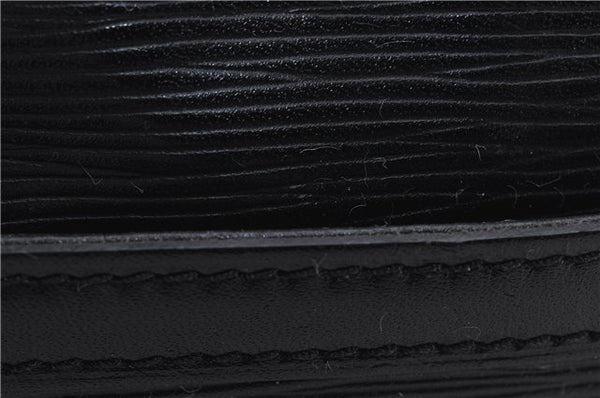 Auth Louis Vuitton Epi Jeune Fille Shoulder Cross Body Bag Black M52152 LV 7827D