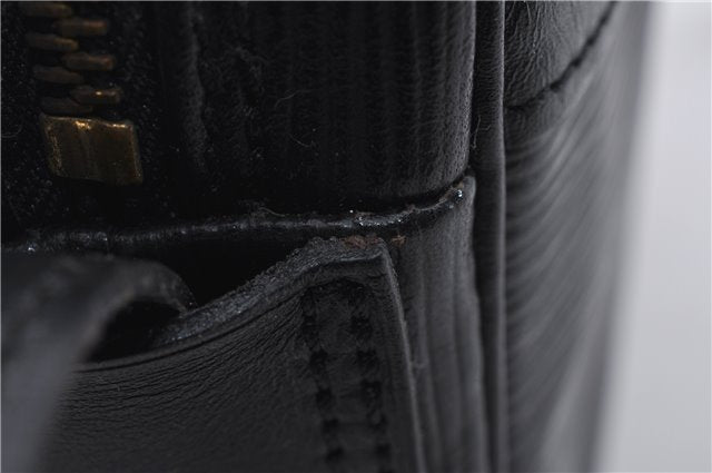 Auth Louis Vuitton Epi Jeune Fille Shoulder Cross Body Bag Black M52152 LV 7827D