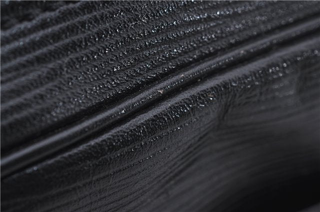 Auth Louis Vuitton Epi Jeune Fille Shoulder Cross Body Bag Black M52152 LV 7827D