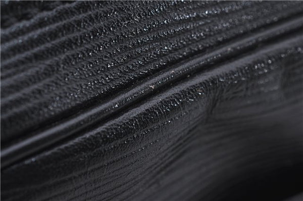 Auth Louis Vuitton Epi Jeune Fille Shoulder Cross Body Bag Black M52152 LV 7827D