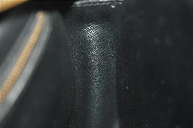 Auth Louis Vuitton Epi Jeune Fille Shoulder Cross Body Bag Black M52152 LV 7827D