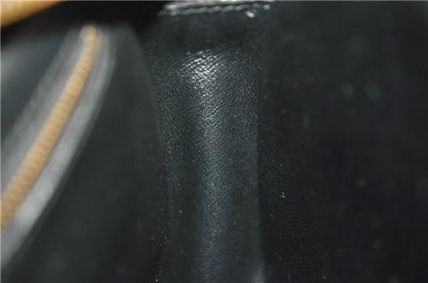 Auth Louis Vuitton Epi Jeune Fille Shoulder Cross Body Bag Black M52152 LV 7827D