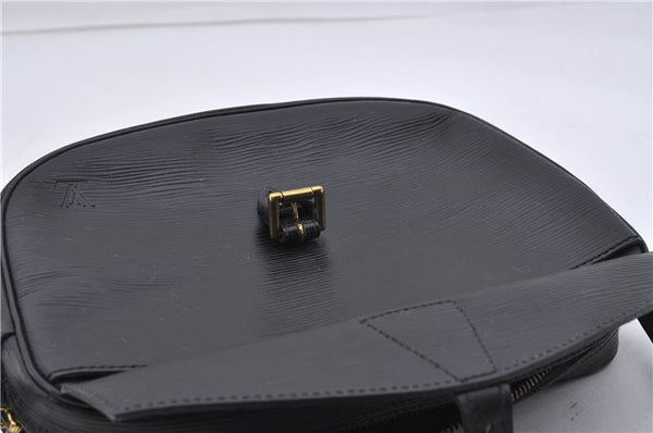 Auth Louis Vuitton Epi Jeune Fille Shoulder Cross Body Bag Black M52152 LV 7827D