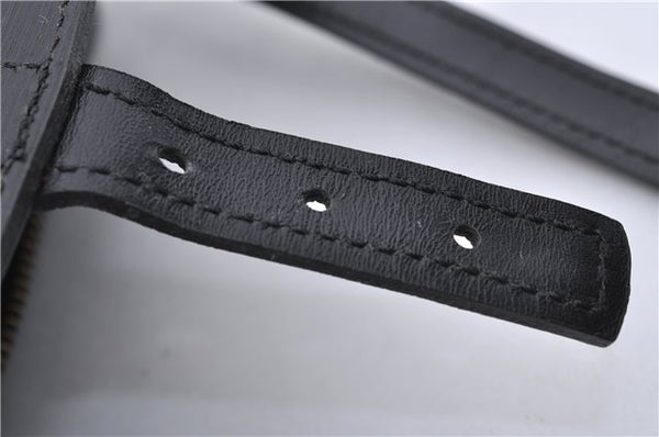 Auth Louis Vuitton Epi Jeune Fille Shoulder Cross Body Bag Black M52152 LV 7827D