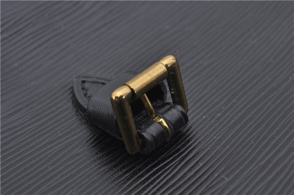 Auth Louis Vuitton Epi Jeune Fille Shoulder Cross Body Bag Black M52152 LV 7827D