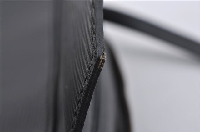 Auth Louis Vuitton Epi Jeune Fille Shoulder Cross Body Bag Black M52152 LV 7827D