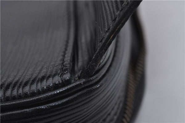 Auth Louis Vuitton Epi Jeune Fille Shoulder Cross Body Bag Black M52152 LV 7827D