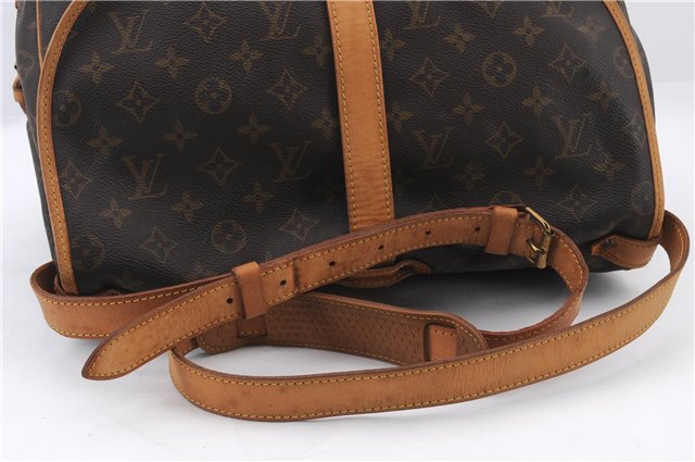 Auth LOUIS VUITTON Monogram Saumur 35 Shoulder Cross Body Bag M42254 LV 7828C