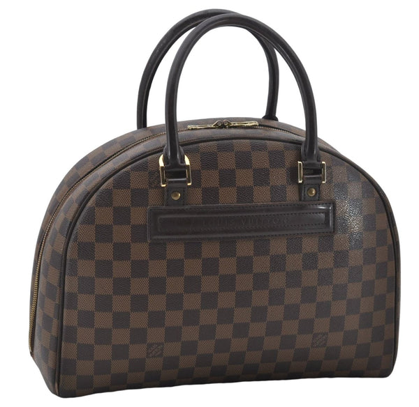 Authentic Louis Vuitton Damier Nolita Hand Boston Bag N41455 LV 7828E
