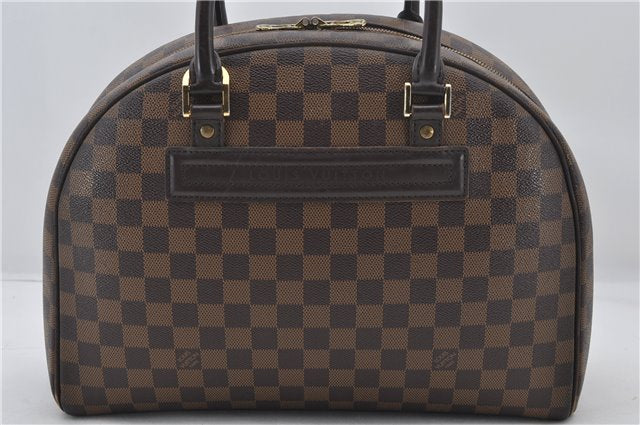 Authentic Louis Vuitton Damier Nolita Hand Boston Bag N41455 LV 7828E