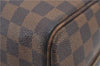 Authentic Louis Vuitton Damier Nolita Hand Boston Bag N41455 LV 7828E