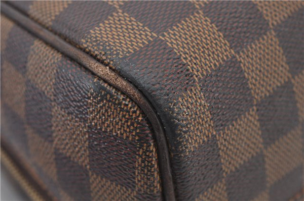 Authentic Louis Vuitton Damier Nolita Hand Boston Bag N41455 LV 7828E