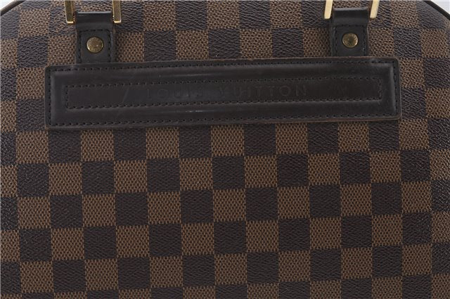Authentic Louis Vuitton Damier Nolita Hand Boston Bag N41455 LV 7828E
