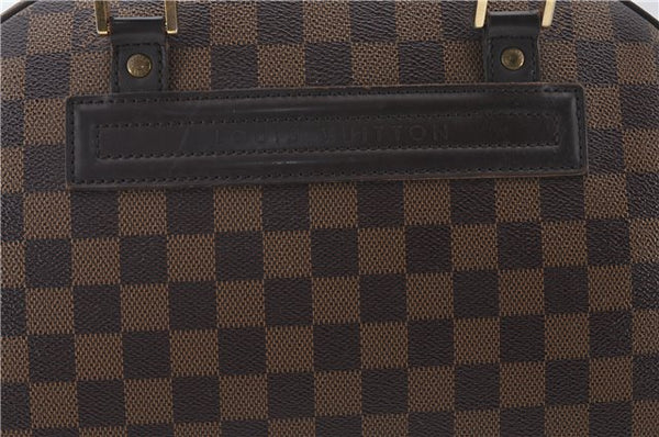 Authentic Louis Vuitton Damier Nolita Hand Boston Bag N41455 LV 7828E