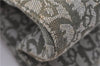 Authentic Christian Dior Trotter Shoulder Hand Bag Canvas Leather Green 7831F
