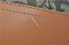 Authentic Christian Dior Trotter Shoulder Hand Bag Canvas Leather Green 7831F