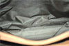 Authentic Christian Dior Trotter Shoulder Hand Bag Canvas Leather Green 7831F