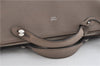 Auth FENDI By The Way Large 3Way Shoulder Hand Clutch Bag Leather Gray 7832F