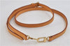 Authentic LOUIS VUITTON Leather Shoulder Strap Beige 38.2-44.9" LV 7833C