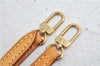 Authentic LOUIS VUITTON Leather Shoulder Strap Beige 38.2-44.9" LV 7833C