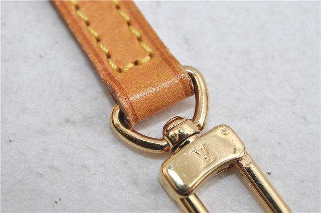 Authentic LOUIS VUITTON Leather Shoulder Strap Beige 38.2-44.9