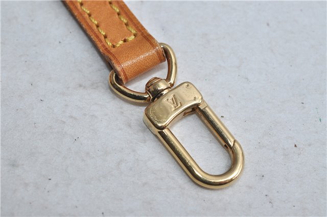 Authentic LOUIS VUITTON Leather Shoulder Strap Beige 38.2-44.9