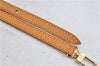 Authentic LOUIS VUITTON Leather Shoulder Strap Beige 38.2-44.9" LV 7833C