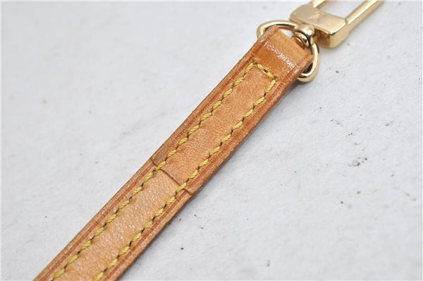 Authentic LOUIS VUITTON Leather Shoulder Strap Beige 38.2-44.9" LV 7833C