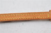 Authentic LOUIS VUITTON Leather Shoulder Strap Beige 38.2-44.9" LV 7833C