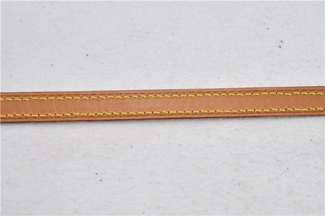 Authentic LOUIS VUITTON Leather Shoulder Strap Beige 46.9