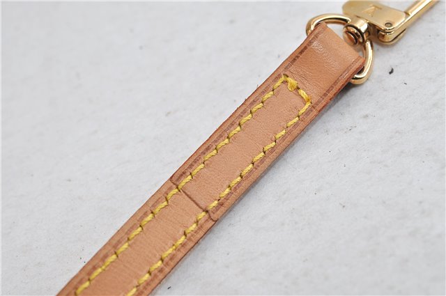 Authentic LOUIS VUITTON Leather Shoulder Strap Beige 46.9