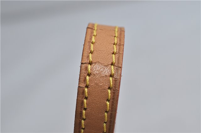 Authentic LOUIS VUITTON Leather Shoulder Strap Beige 46.9