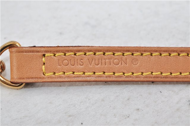 Authentic LOUIS VUITTON Leather Shoulder Strap Beige 46.9