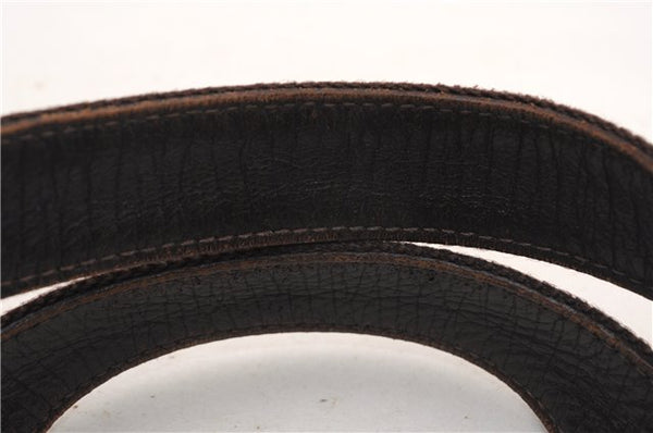 Authentic GUCCI Vintage Tote Hand Bag GG PVC Leather 141976 Brown 7836F