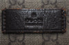 Authentic GUCCI Vintage Tote Hand Bag GG PVC Leather 141976 Brown 7836F