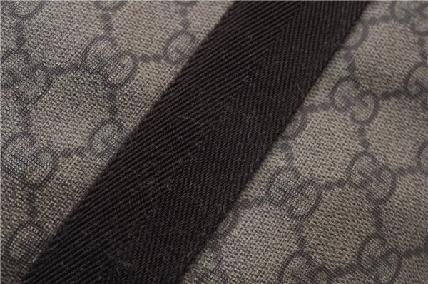 Authentic GUCCI Vintage Tote Hand Bag GG PVC Leather 141976 Brown 7836F