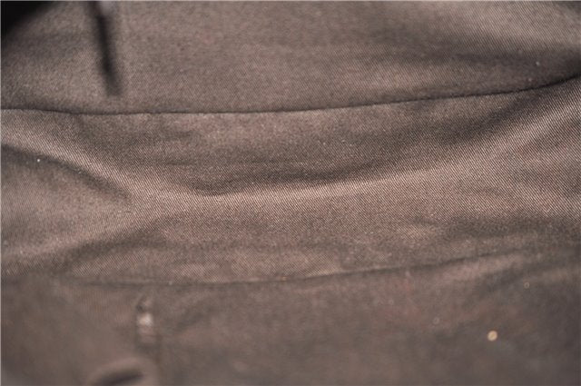 Authentic GUCCI Vintage Tote Hand Bag GG PVC Leather 141976 Brown 7836F