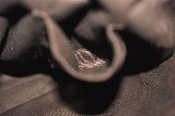 Authentic GUCCI Vintage Tote Hand Bag GG PVC Leather 141976 Brown 7836F