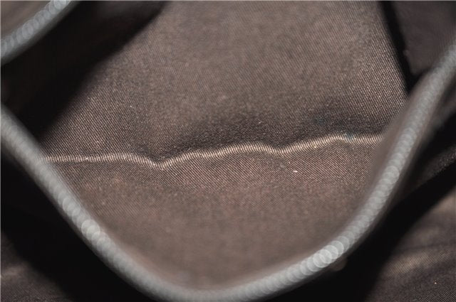 Authentic GUCCI Vintage Tote Hand Bag GG PVC Leather 141976 Brown 7836F