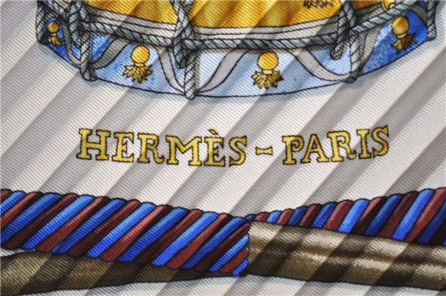 Authentic HERMES Pleats Scarf 