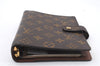 Authentic LOUIS VUITTON Monogram Agenda MM Day Planner Cover R20004 LV 7839C