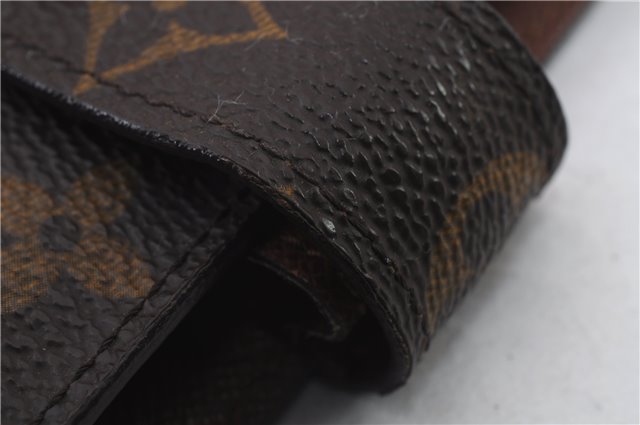 Authentic LOUIS VUITTON Monogram Agenda MM Day Planner Cover R20004 LV 7839C