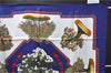 Authentic HERMES Carre 90 Scarf "BONSAI" Silk Blue Box 7839E