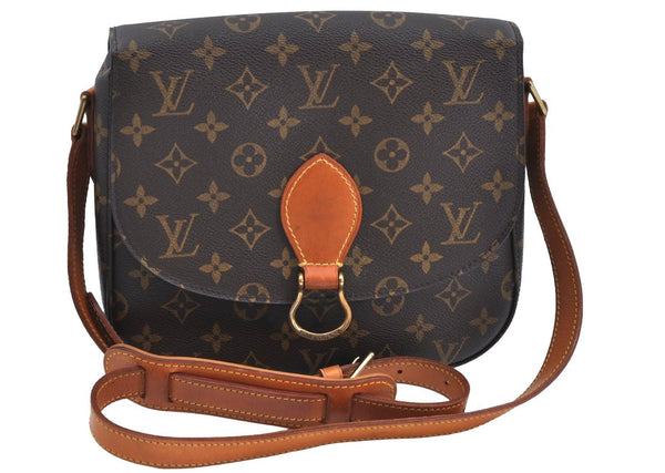 Authentic Louis Vuitton Monogram Saint Cloud GM M51242 Shoulder Cross Bag 7839F