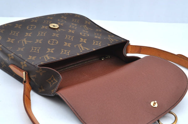 Authentic Louis Vuitton Monogram Saint Cloud GM M51242 Shoulder Cross Bag 7839F